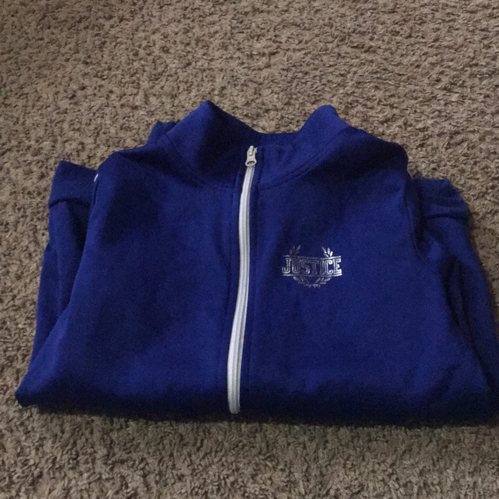 Blue justice jacket